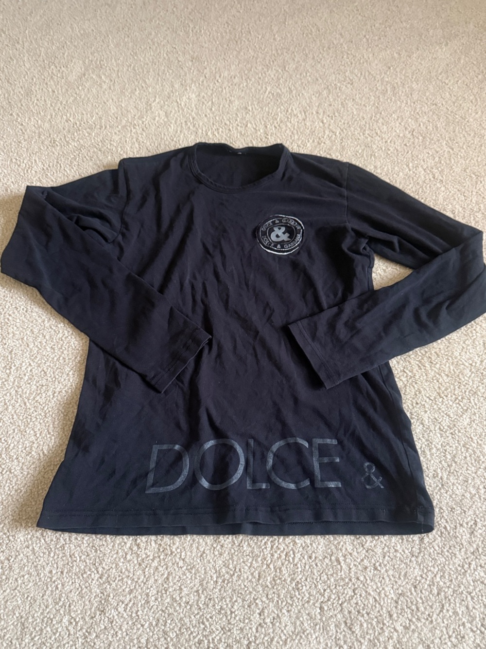 Dolce & Gabbana Black Long Sleeve